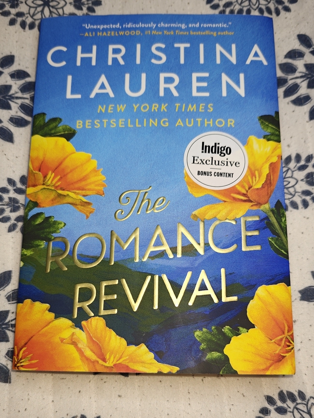 Christina Lauren The Romance Revival - Indigo Exclusive (Blue & Yellow)